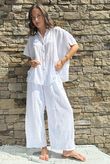 Asher Cap Sleeve Blouse White